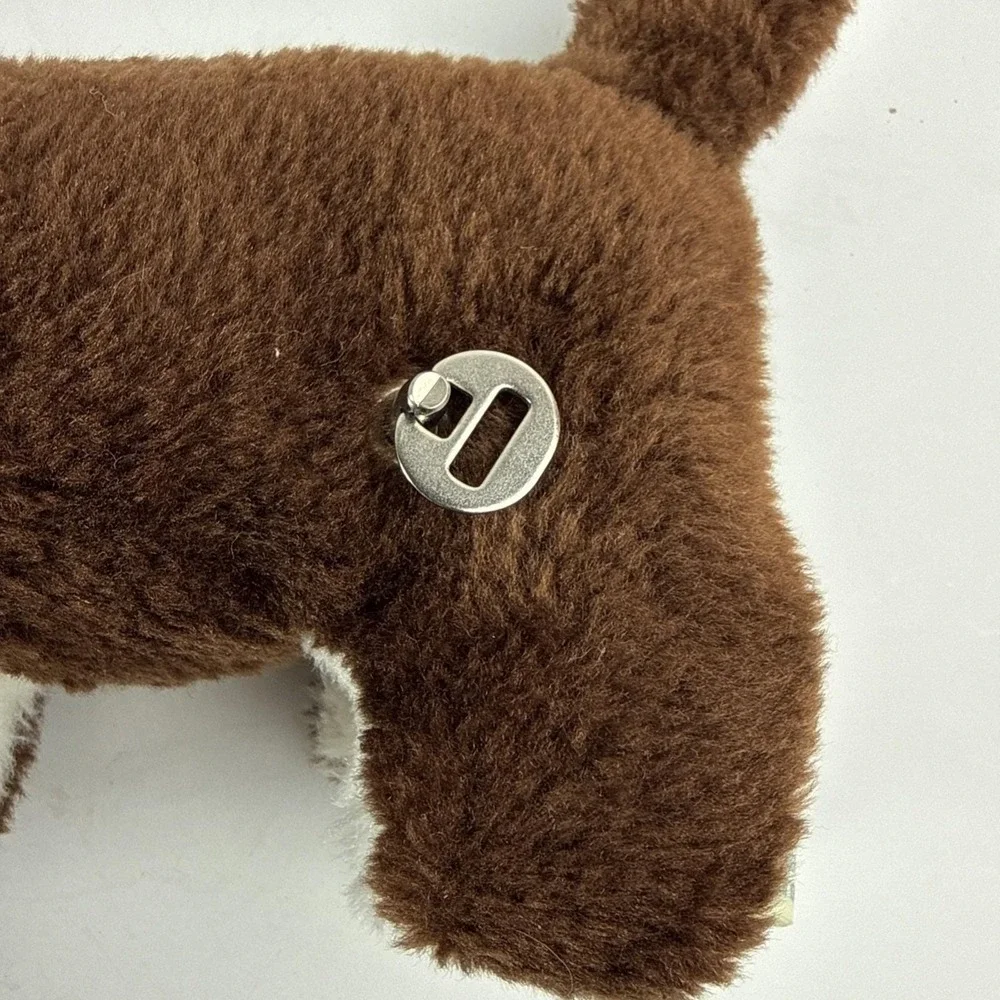 Vintage Atlanta Novelty Gerber Basset Hound‎ Plush Wind Up Music Box Lullaby Dog